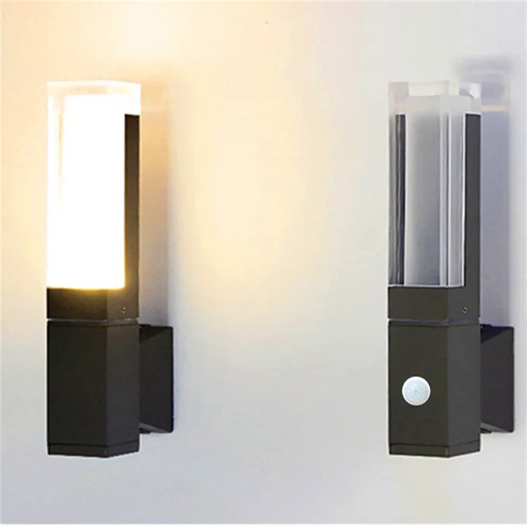 Hot Selling Modern Creative Wall Lamps Outdoor LED with IR Sensor