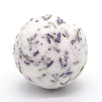 

Handmade Bath Melt with Lavender Flower Petal Shea Butter Bath Fizzer Natural Herbal Bath Bomb