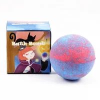 

Hot Selling Halloween Thanksgiving Christmas Gift Cheap Colorant Bubble Bathroom Natural Bath Fizzies with Gift Box