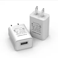 

Cell Phone Real 5V 1A Fast Speed US EU USB Wall Charger Adapter with U L FCC CE Rohs Certificate