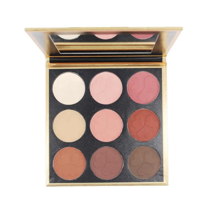 

High Quality 9 Color Custom Matte Pigment Magnet Eye Shadow Palette Pigment