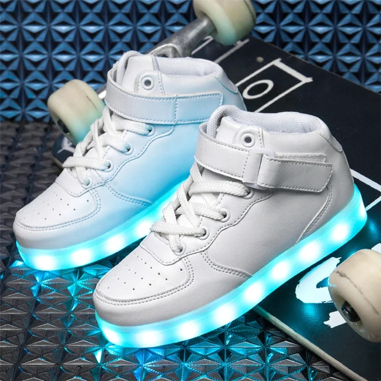 

wholesale unisex sneakers led light shoes for children women men