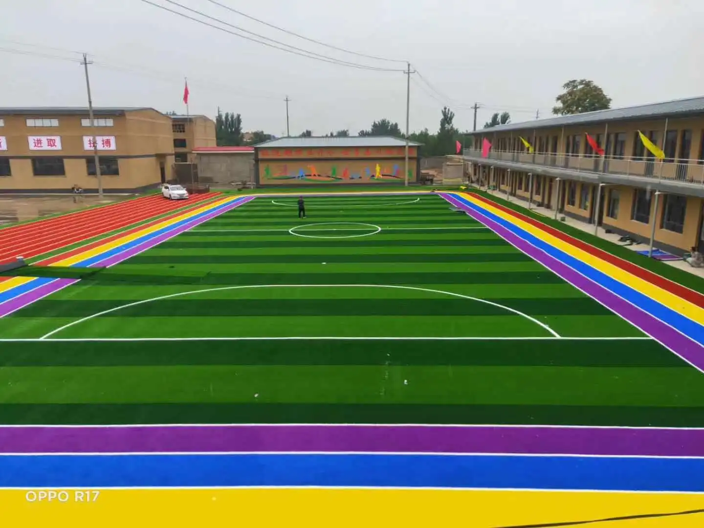 environment friendly synthetic artificial grass for