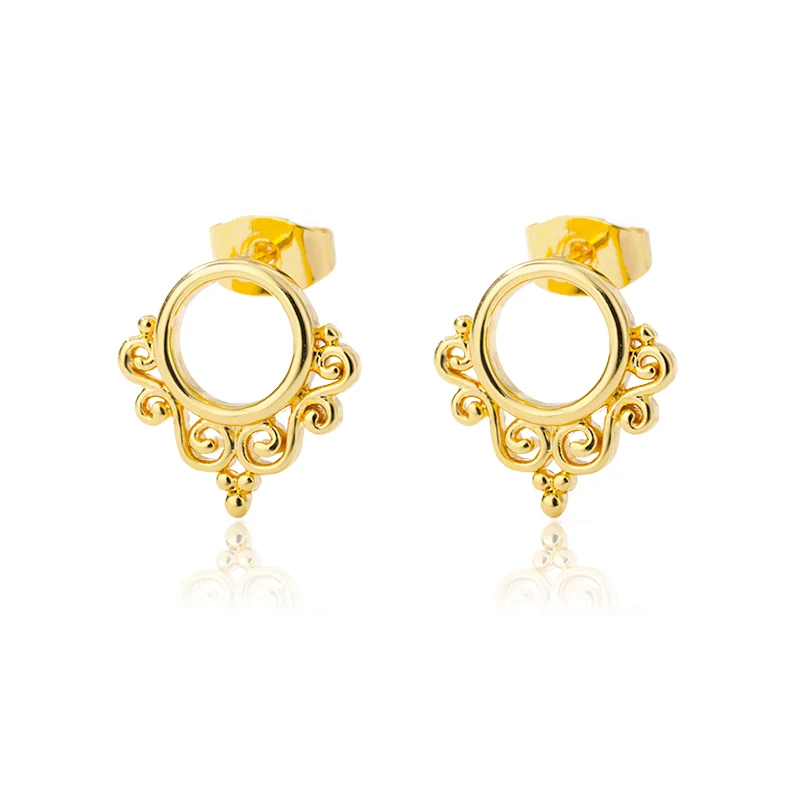 

Gold Plated Vintage Earrings For Women Geometric Statement Earring 2021 Metal Earing Hanging Fashion Jewelry Trend