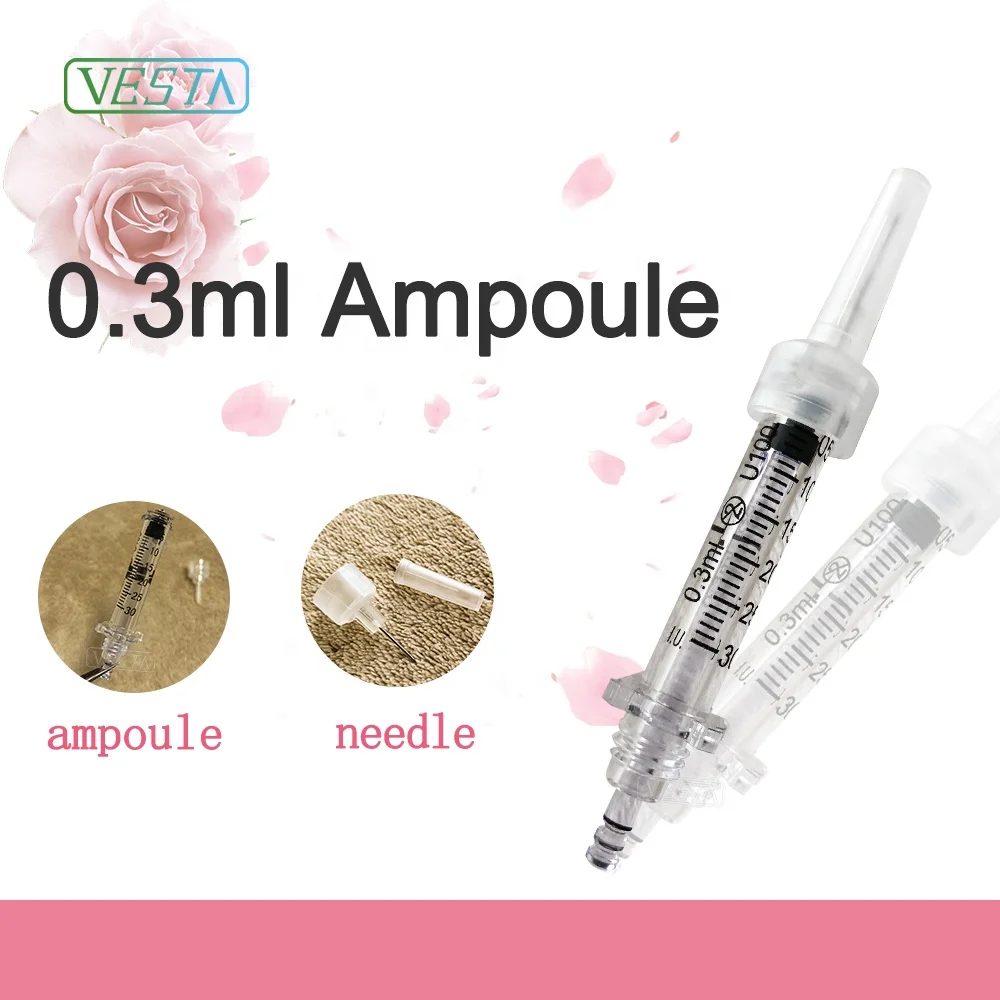 

AMP#4 USA Visible 0.3ml &0.5ml Disposable Ampoule Filling And Sealing Machine Hyaluronic Pen Ampoules Without Needles