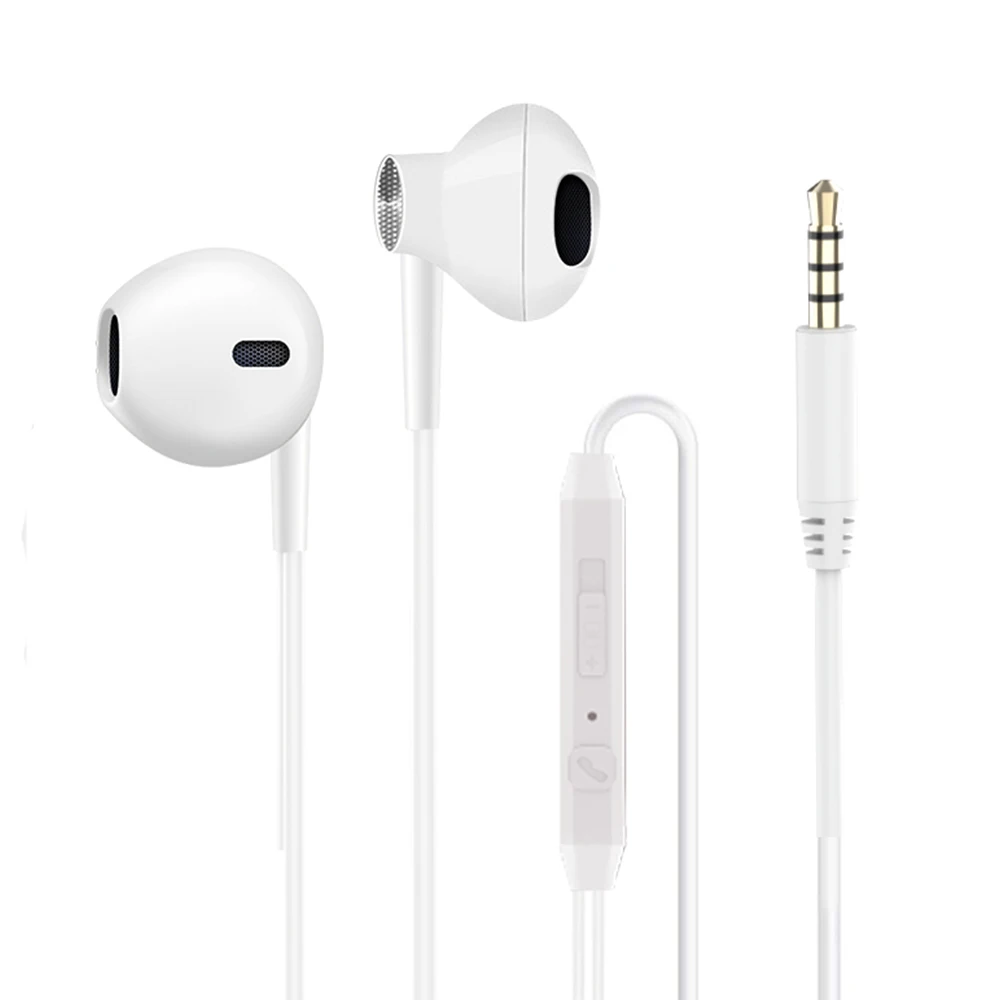 

High quality wired stylish gaming earphones eyer mobile phone cheap earphone wired headset, Black, white