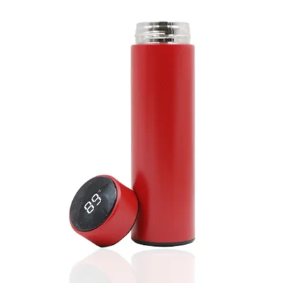 

Mikenda Vacuum Flasks Temperature Display Stainless Steel Hot Water Bottle Travel Thermo Cup, Mix