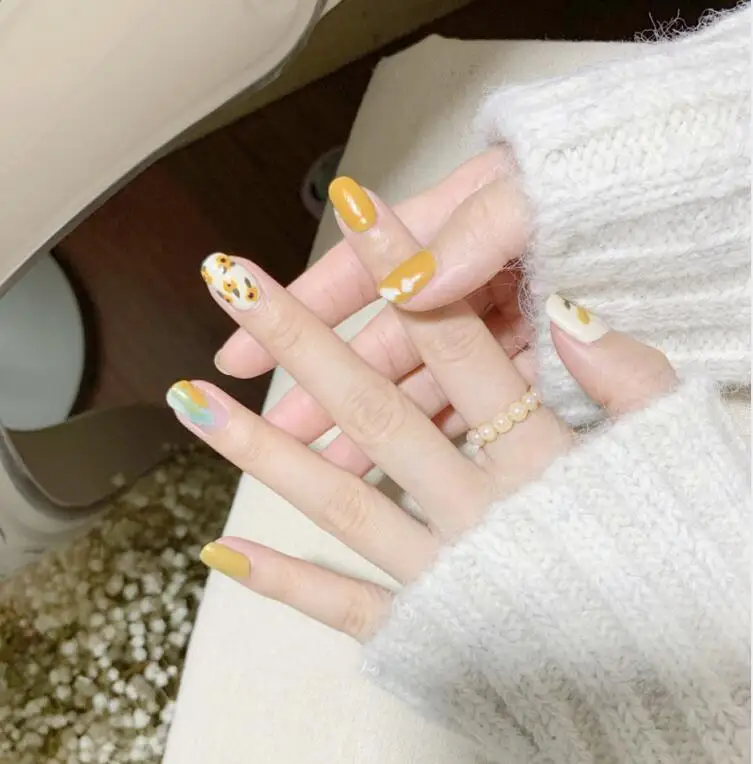 

ZY0346B Fashion New 40 types nail Decoration Flower pattern waterproof Nail sticker Custom Nail wraps, Multiple colour
