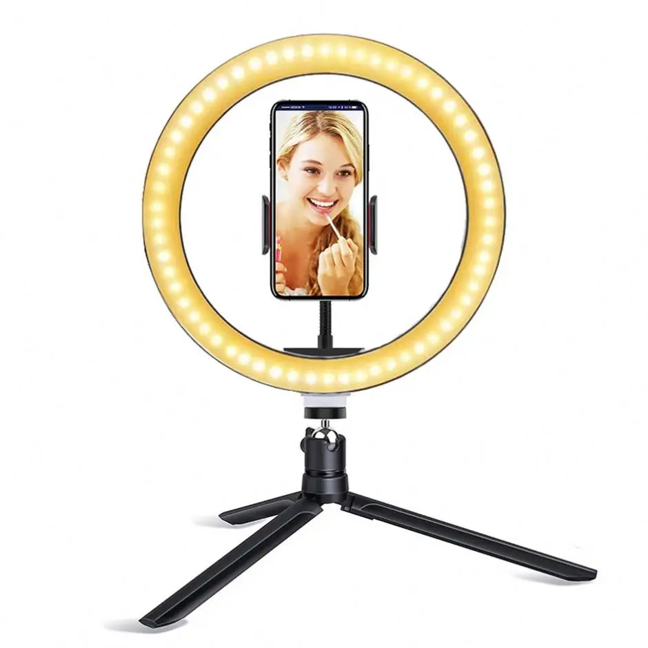 Factory Direct Supply Retractable Mobile Phone Holder Photography Video Ring Light Wall Mount