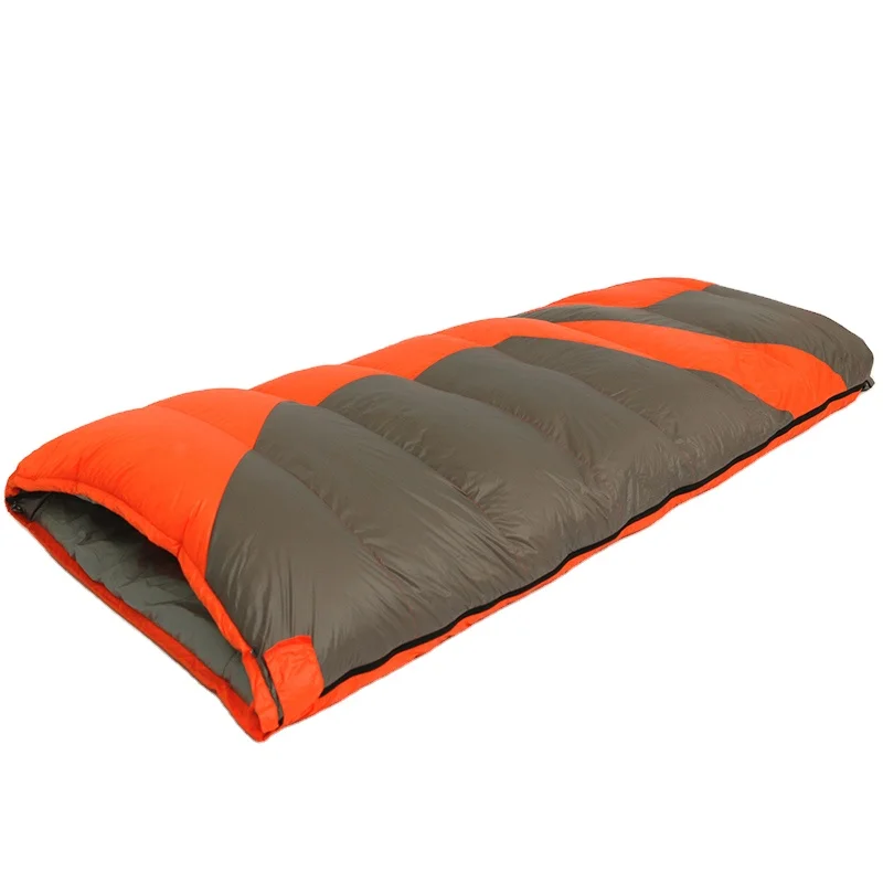 

portable outdoor ultralight happy sleeping bags adult waterproof camouflage sleeping bag cold weather warm sleeping bag goose, Customized color,rts is random color