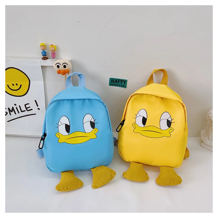 

Wholesale Cheap Cute Cartoon school bag animal duck backpack children kids backpack, Blue,,yellow,sky blue,black