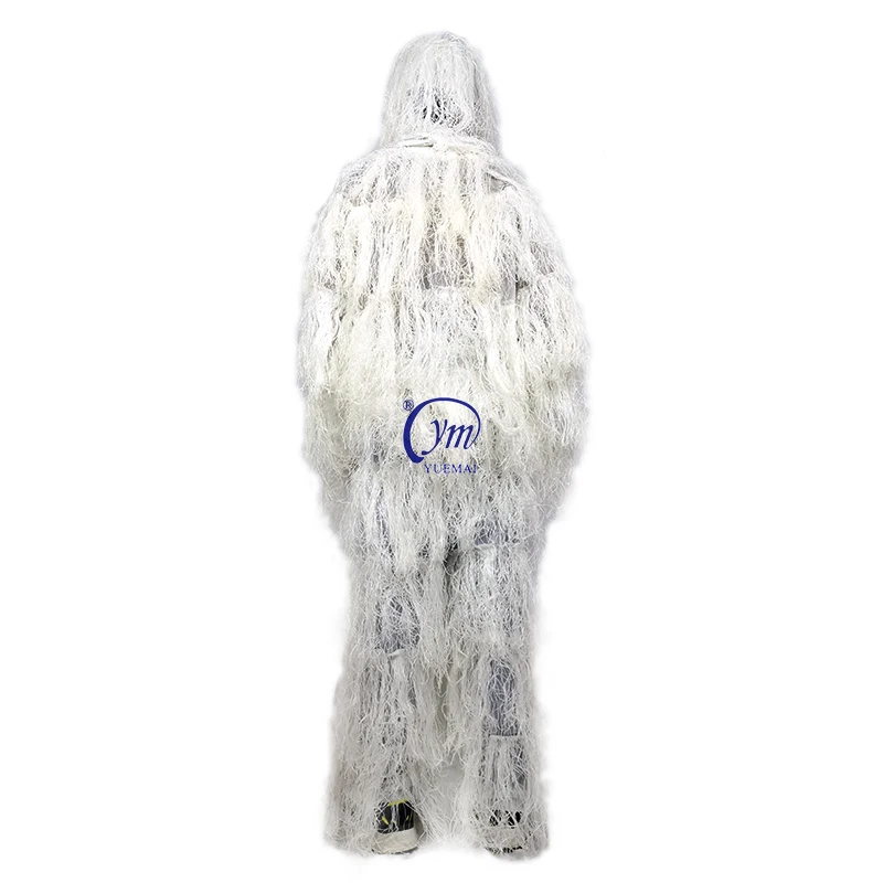 

Hot Wholesale Camouflage Military Outdoor Ghilie Suit White Hunting Clothing Ghilie, Woodland,desert,snow