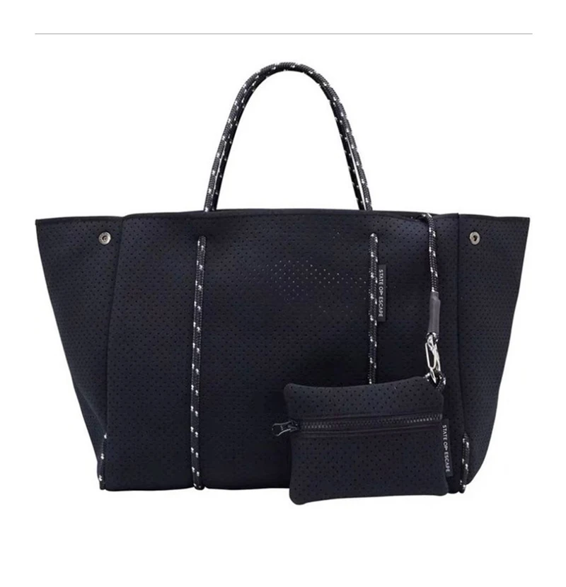 

Wholesale ready stock lady handbag tote large neoprene beach bag
