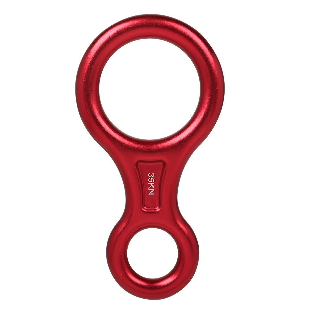 

Chinese factory wholesale durable portable eight-shaped ring miniature descende 35KN High bearing capacity climbing descender