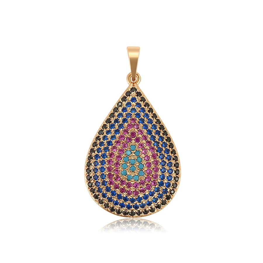 

35163 2019 Xuping new arrival top quality water drop shape jewelry luxury pendant
