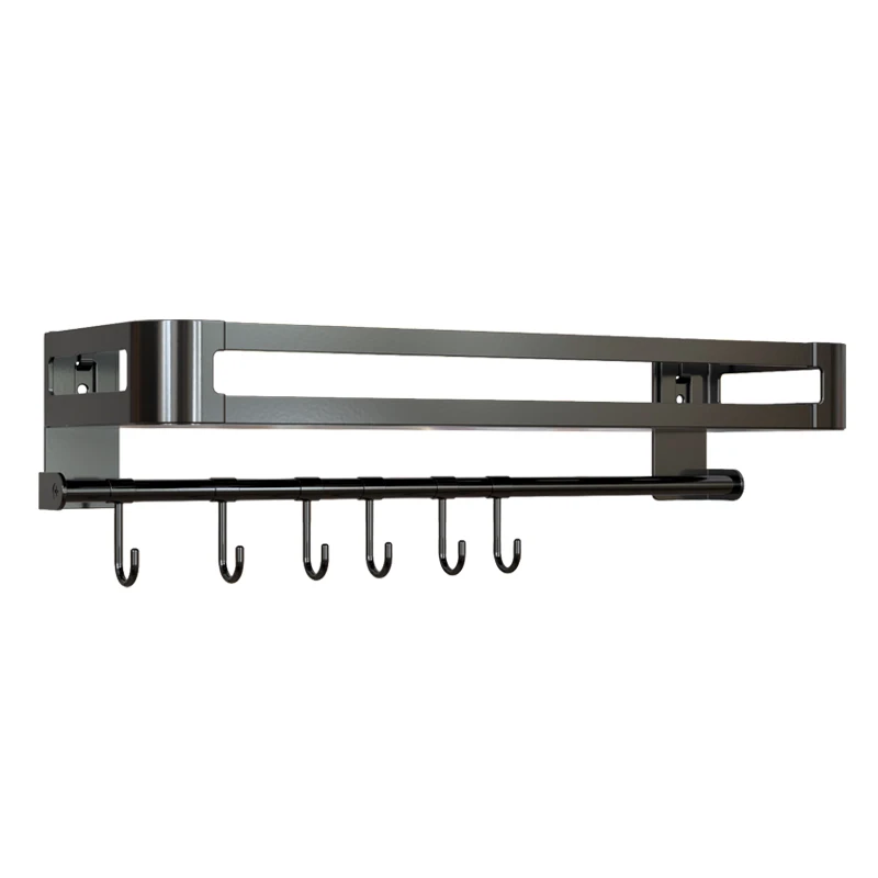 

Wholesale 304 Stainless Steel Utensil Hanging Rack with Removable Hooks for Pot Lid Pan, Spoon, BBQ Tools,Cookware