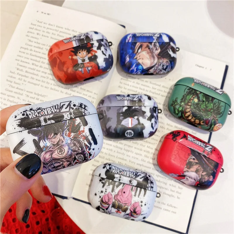 

Dragon Ball Anime Kakarotto Son Goku Buu Bape Aape Camo earphone cover case for Airpods pro 1 2 free shipping, Colorful