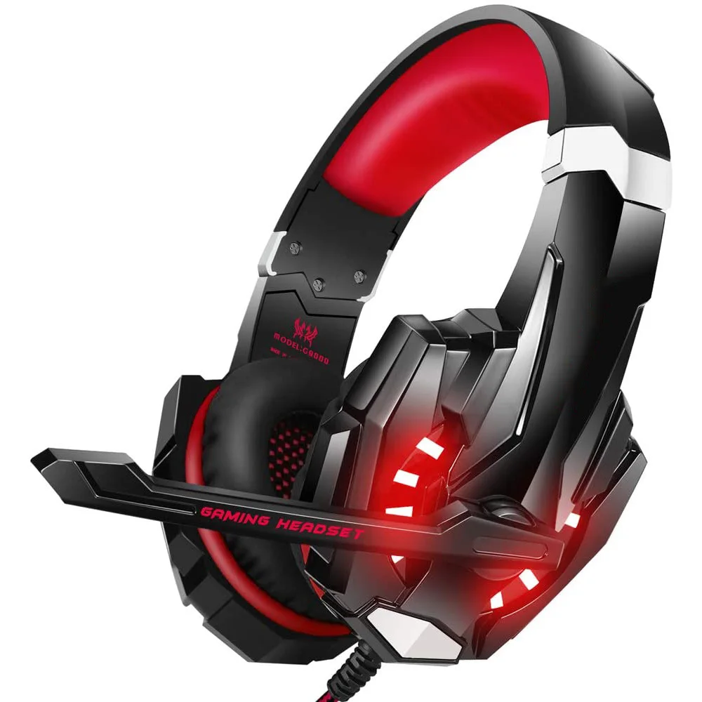 

G9000 Surround Sound Version Game headset PC Gaming Headphones Laptop Headset microphone, Blue and red