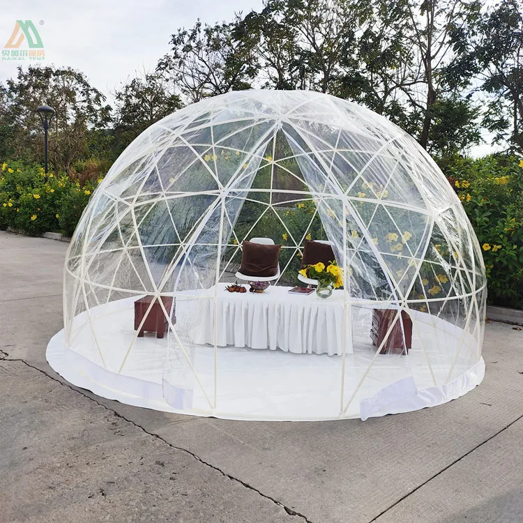 

Luxury transparent garden igloo geodesic transparent dome tents