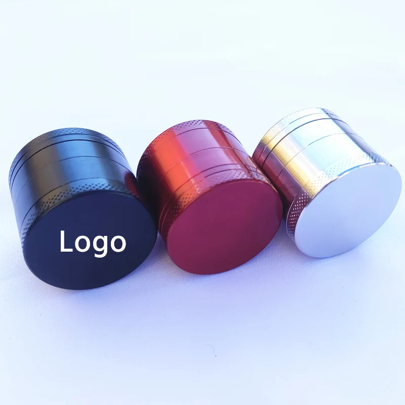 

2020 custom logo smoking grinders herbal silicone mold cool plastic beer weed grinder dry herb grinder, Black