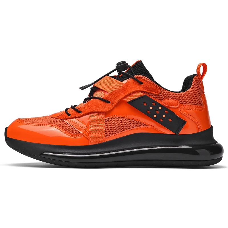 

High Quality Men Sneakers Breathable Casual Shoes Fly Knitting Shoes Men Sports Tennis Daddy Shoes