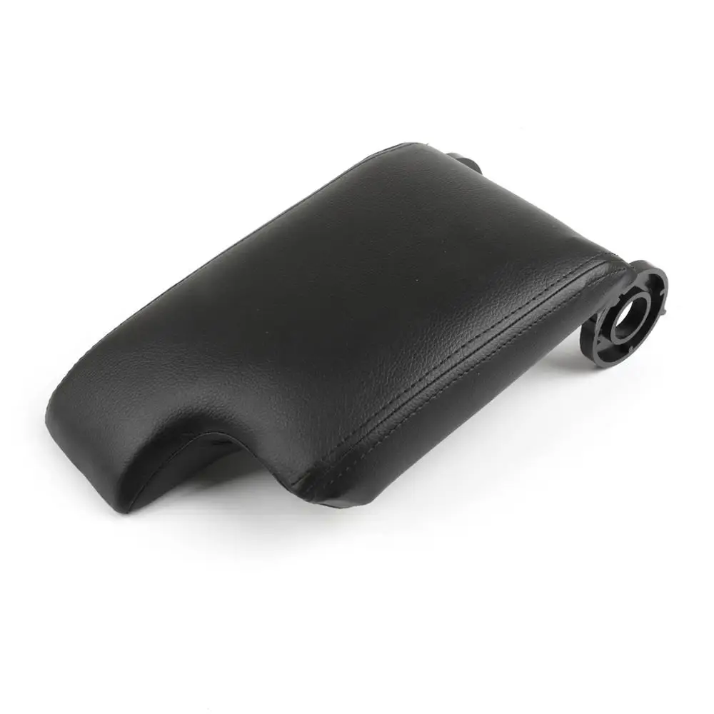 

Areyourshop Leather Armrest Center Console Lid Cover for BMW E46 3 Series 98 99 00 01 02 03 04 05 06 Black, Same as picture show