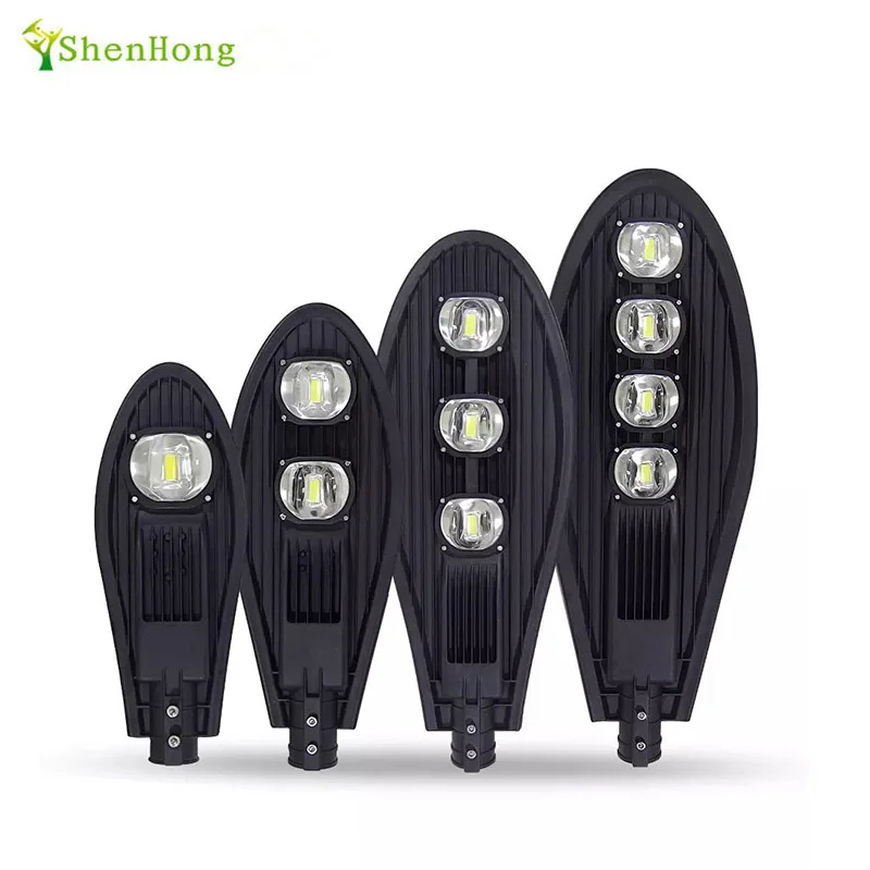 Factory direct outdoor LED road dimmable thin 50w 100w 150w 200w LED street light garden light