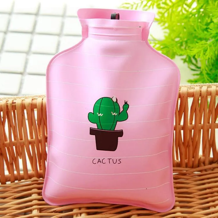 

Amazon hot sale Main Product Customized High Quality Transparent PVC Cute Cartoon Hot Water Bag
