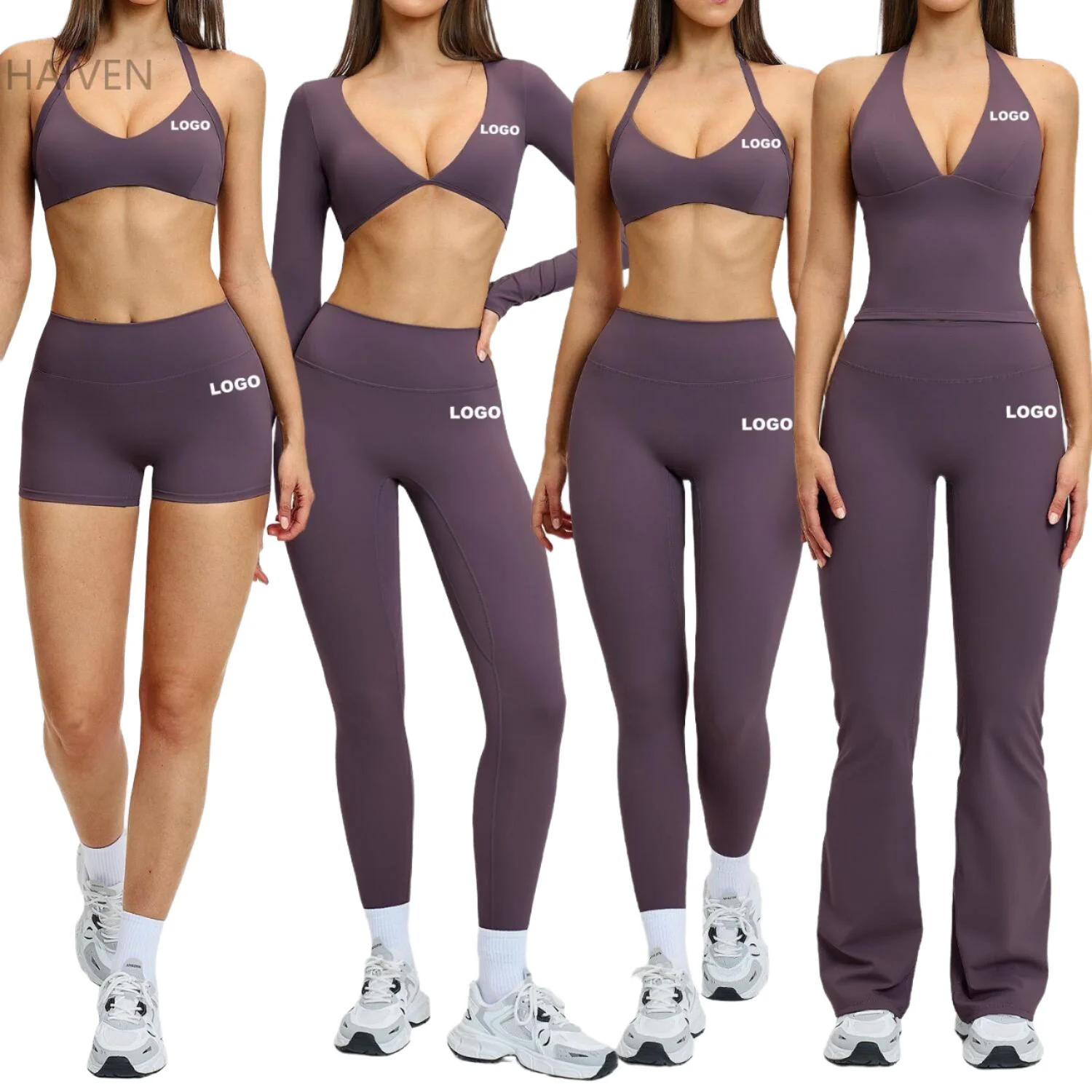 6-Piece Set弹力Athletic Yoga Set