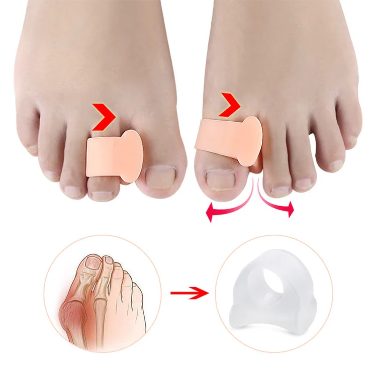 

Hot Selling Stretcher Gel ring Splints Bunion Guard Toe Separators Hammer Toe Hallux Valgus Corrector, Stransparent,white,skin tone,birght skin tone,stransparent purpre