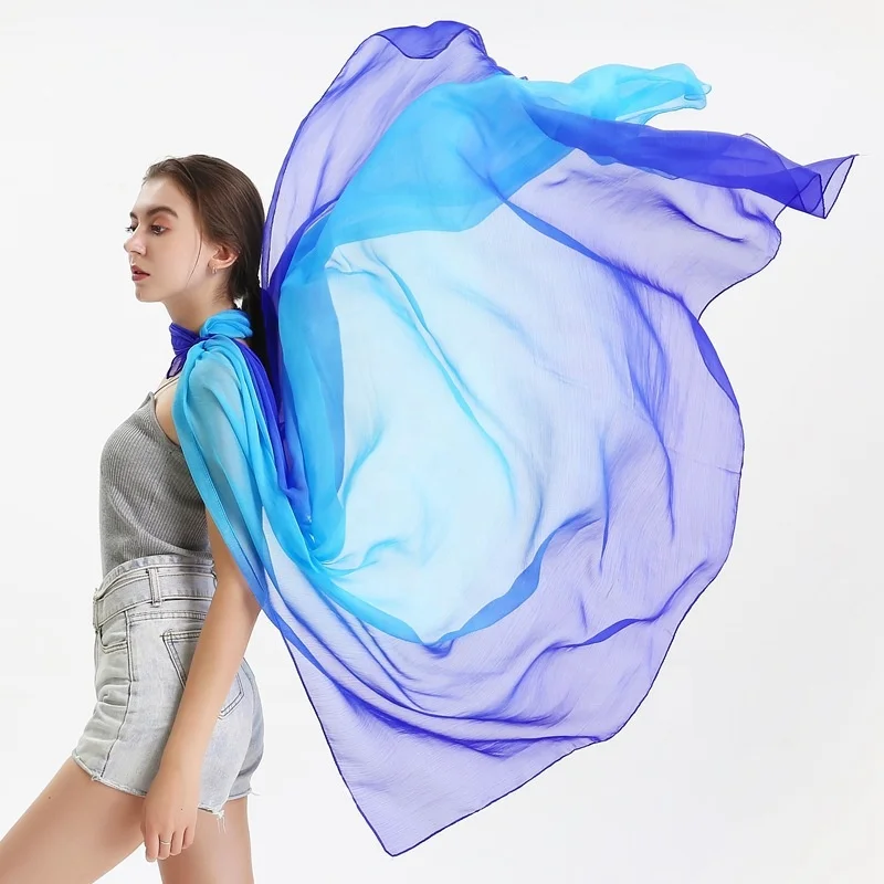 

MIO wholesale fashion beach ladies multifunctional shawl 180 x 150 soft silk scarf, 8 colors in stock