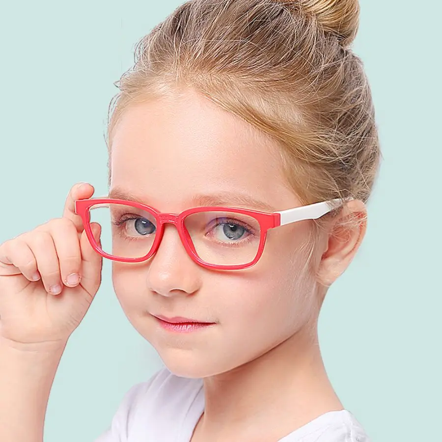 

2021 New Design Fashion Children Blue Light Blocking Glasses Kids Anti Blue Light Eyeglasses Frames Hot sale products, 8 colors