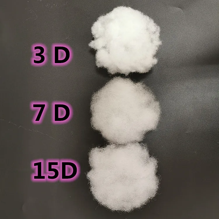 
Cheap Pillow Stuffing Solid Polyester Staple Fiber For Virgin 