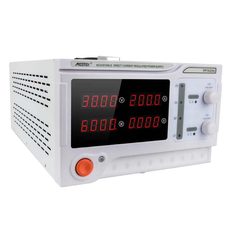 

mestek DP30200 High power Laboratory 30V 100A 200A Digital Adjustable Switching Power Supply with USB for dc power supplies