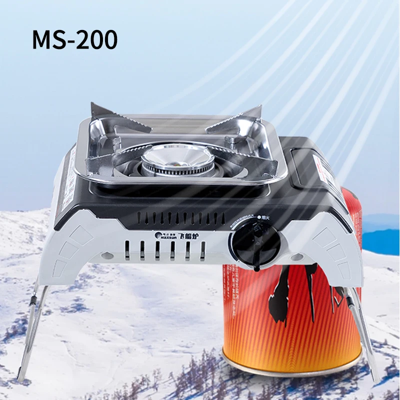 

Portable Gas Stove With Plastic Box Outdoor small road trip home and outdoor gas burner Camping bbq Grill Portable Butane Stove