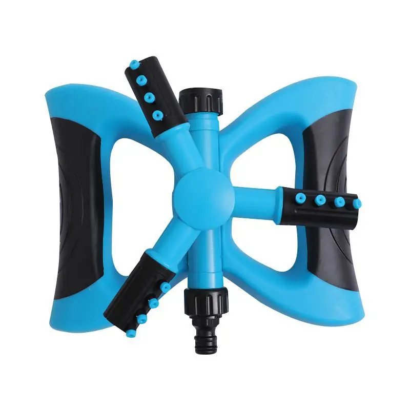 

360 Gear Drive Automatic Rotating Sprinkler Gardening Nursery Irrigation Rotating Three-prong Sprinkler Tandem Sprinkler