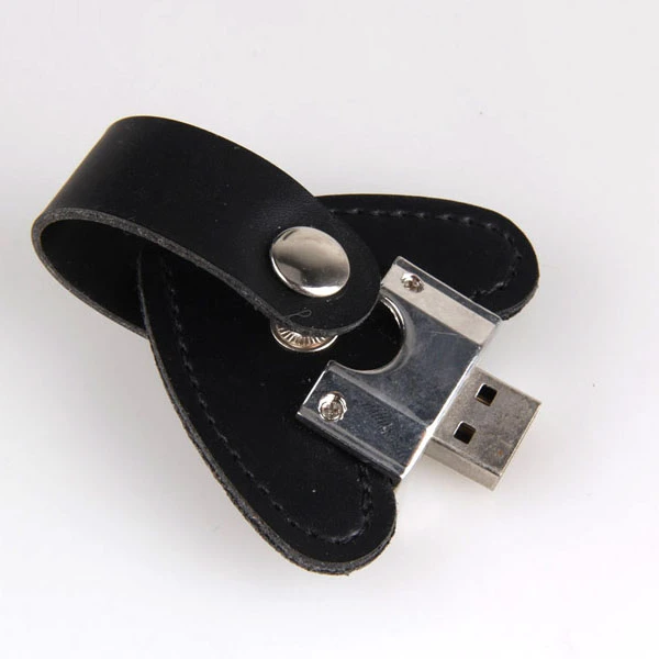 

Cheap Bulk Thumb Drives Leather USB Flash Drive 4G Memory Stick Heart Shape