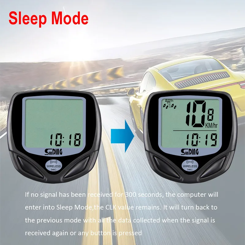 Hot Sale Bicycle Speedometer Wireless Cycling Odometer Cycle Meter