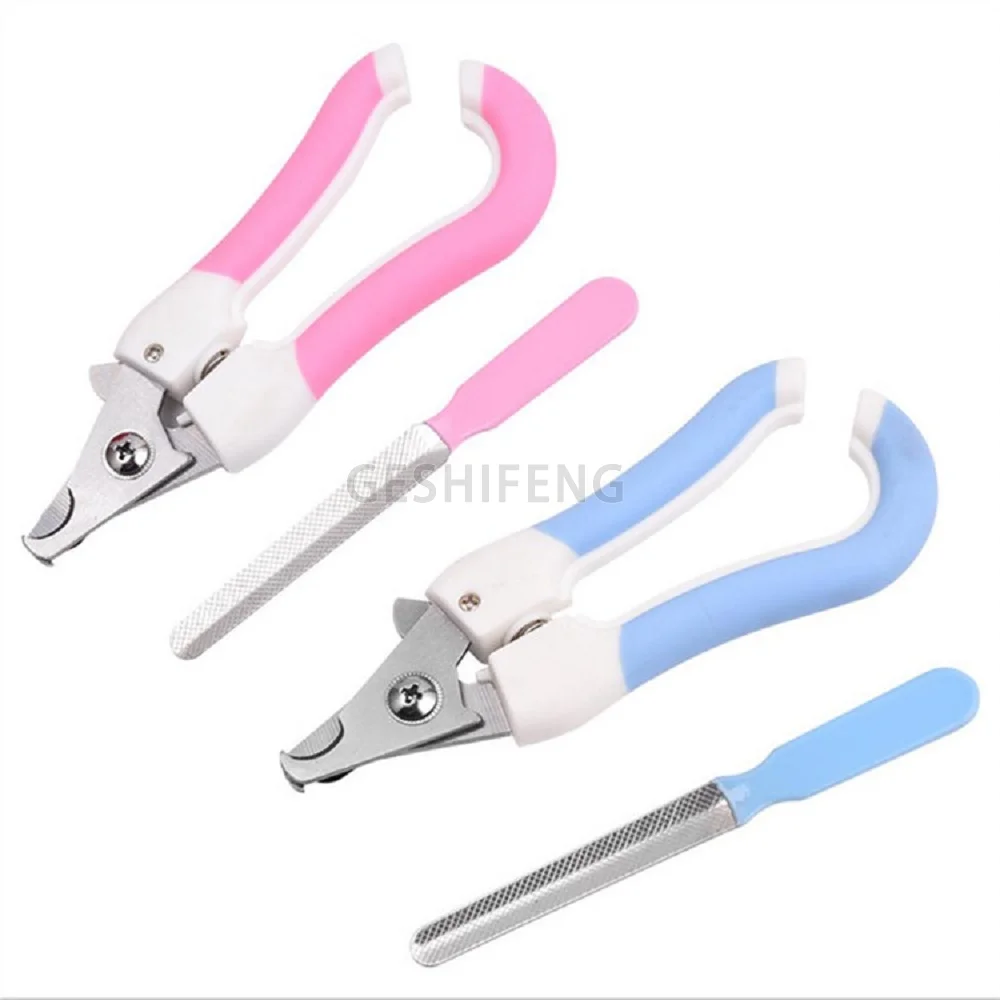 

Amazon Best Selling Effective Dog Nail Cleaning Cutter Tool Scissors Pet Nail, Blue/pink