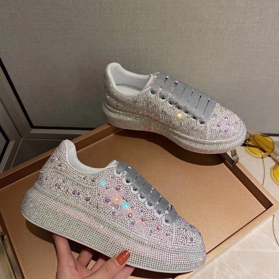 

2022 spring and summer fashion customized women's casual masonry shoes with increased vamp sneakers, Customized color