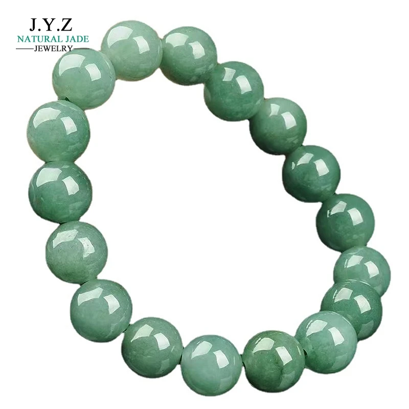 

Natural Emerald Bracelet Oil Green Bracelet Myanmar Jade Jewelry Factory Live Delivery FC2120588