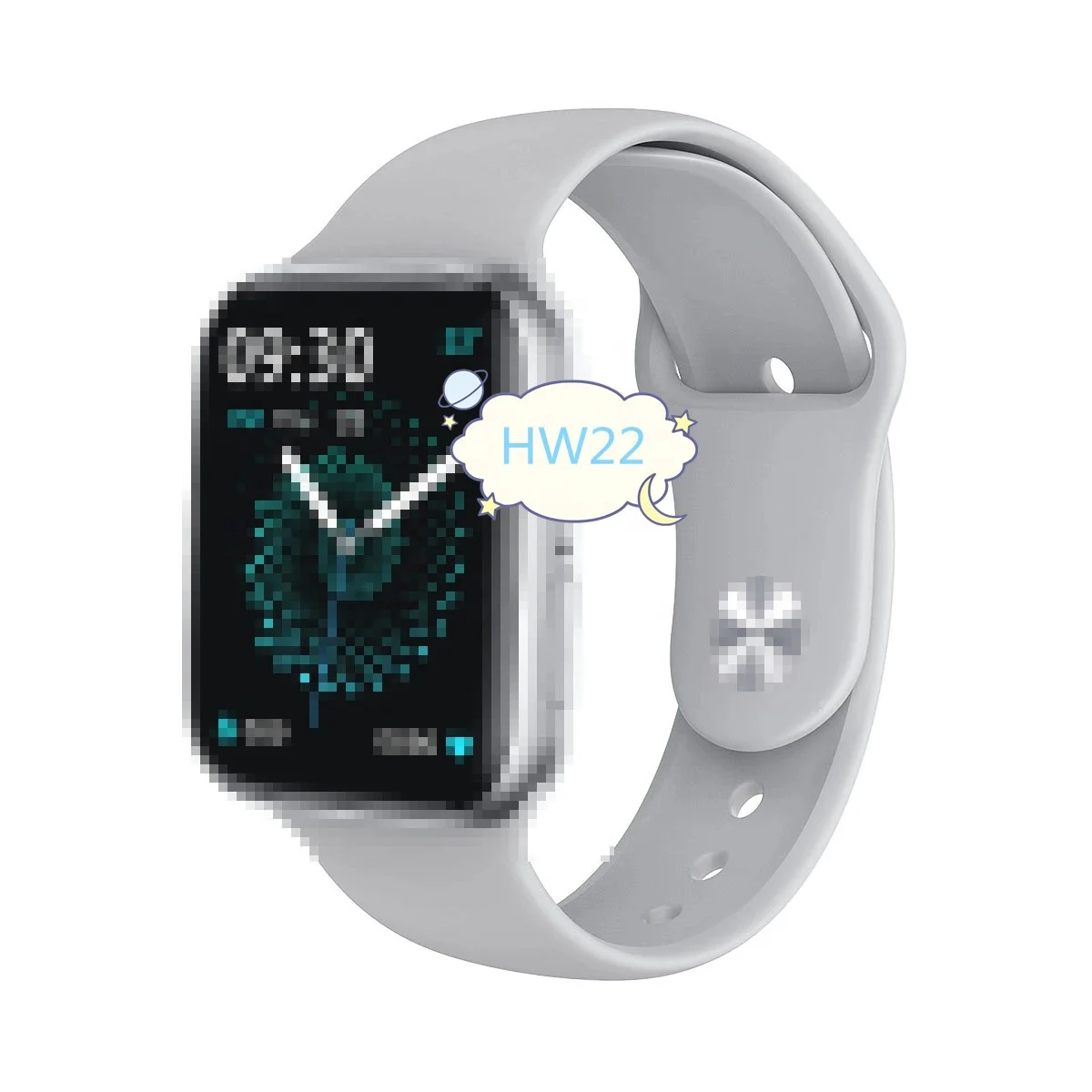 

HW22 mens women Smart watch 1.75 inch Screen bt call 44mm series 6 smart wrist watches PK iwo 12 pro w46 w26 hw12 hw16, Black, pink, white