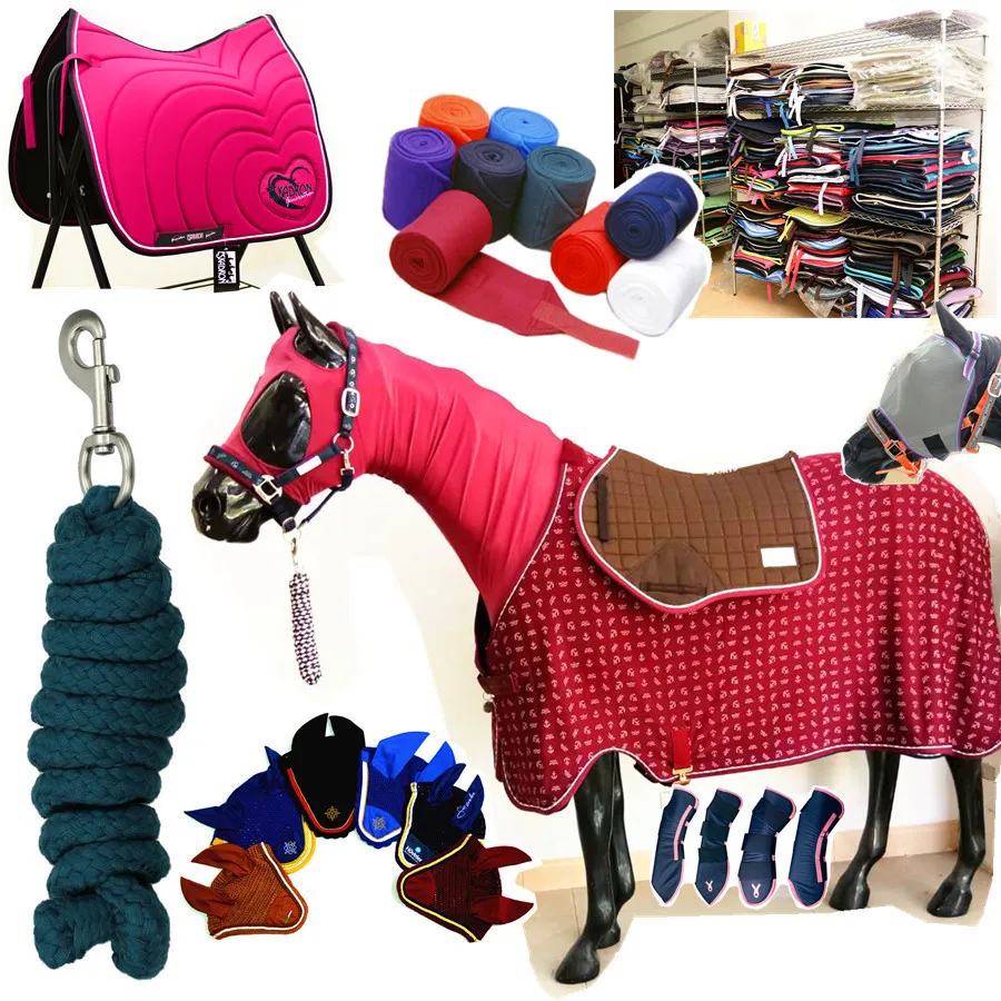 Equestrian Products Set Dressage Saddle Pad And Horse Fleece Rugs Buy