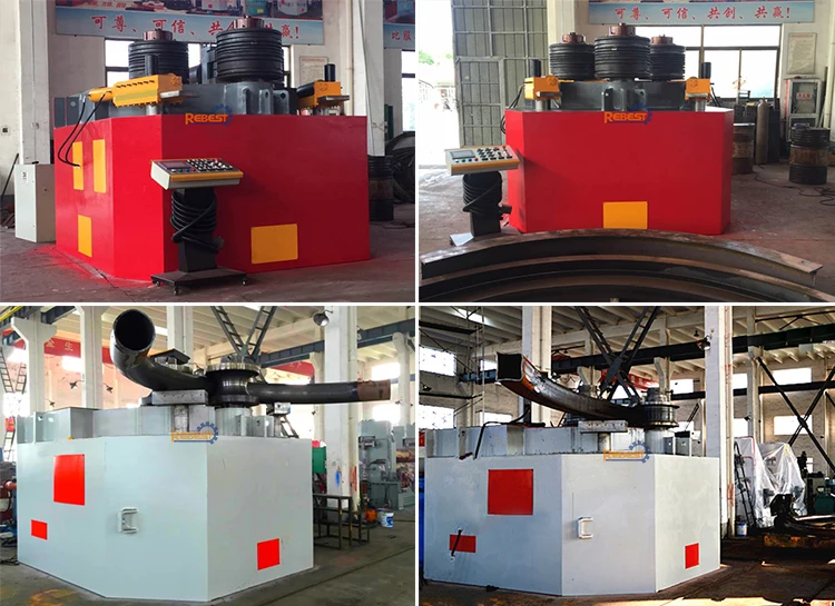 Hydraulic Aluminum I Beam Bender / I Beam Section Profile Bending
