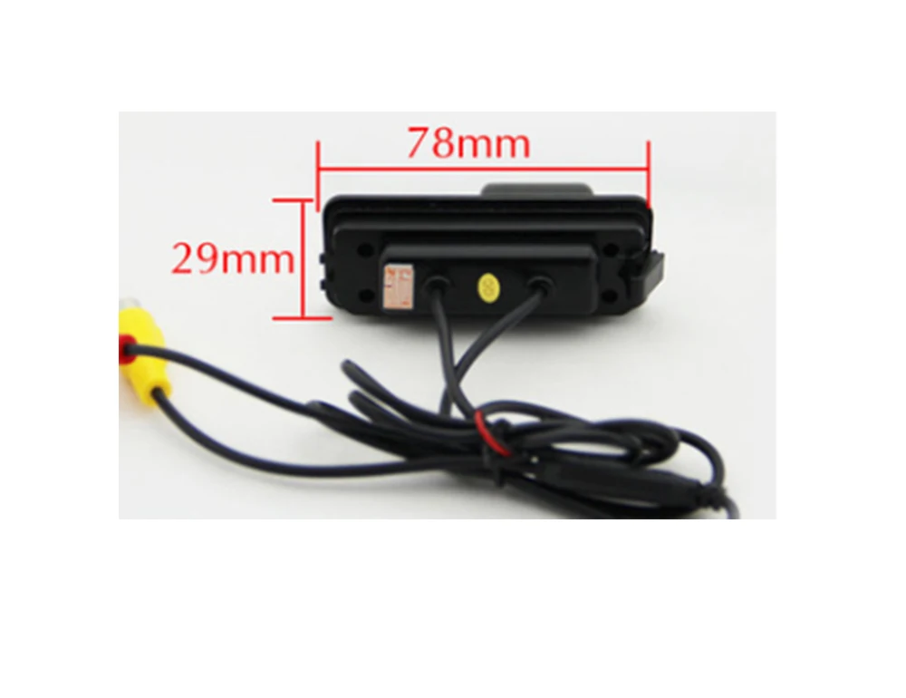 

CCD Reverse Camera For Volkswagen Touareg for Passat for Tiguan Polo Sedan Santana Golf for Skoda Fabia Porsche Cayennee, Black