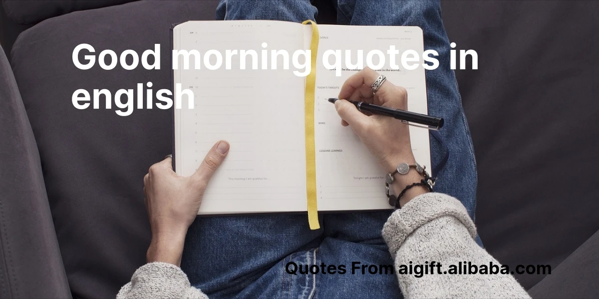 good morning quotes in english