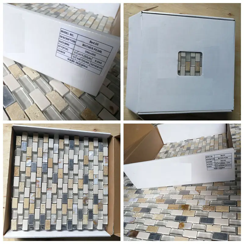 Hot Selling Athens Grey Grey wood Natural Stone Mosaic marble mosaic Manufacture from Foshan China