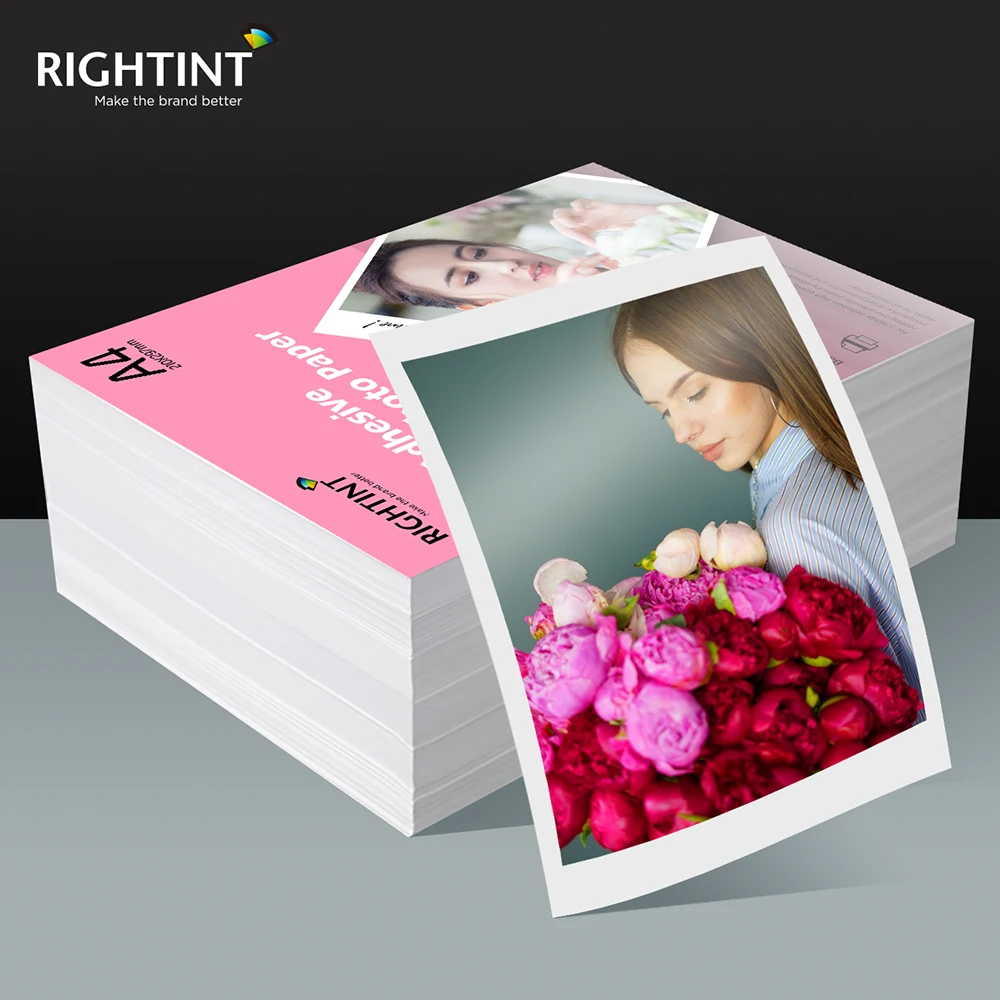 

Matte Glossy Inkjet Adhesive photo paper