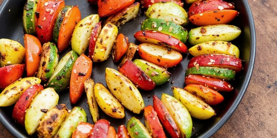 Portobello mushrooms grilled with balsamic and herbs