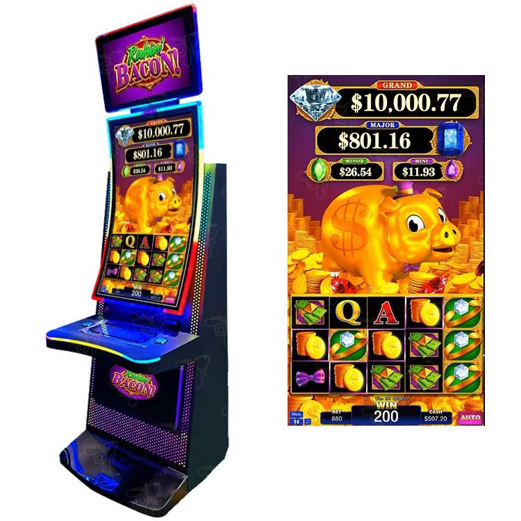 

2022 Good Quality SG Casino 43' Curve Arcade Machine Pig Rakin Bacon